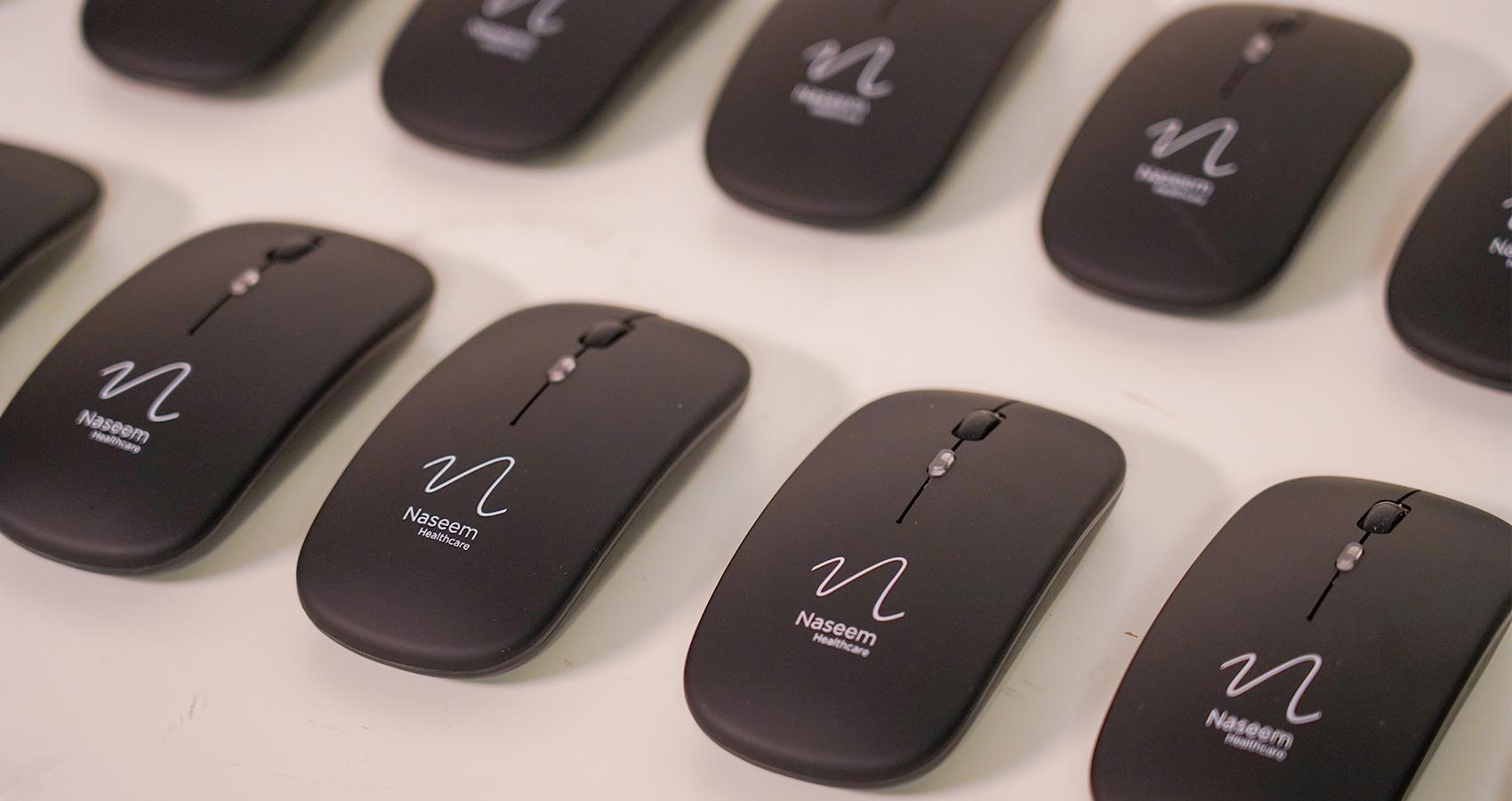 personalized mouse with logo in bulk